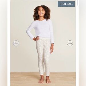 Girls Barefoot Dreams CozyChic Ultra Length Youth Leopard Legging